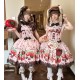 Dream Whale Strawberry Chocolate Blouse Salopette JSK and OP(Pre-Order/Full Payment Without Shipping)